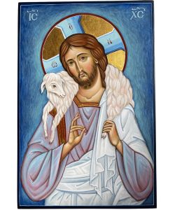 Icona Cristo Buon Pastore 20x30 cm
