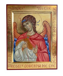 Icona Angelo Custode 26x33 cm