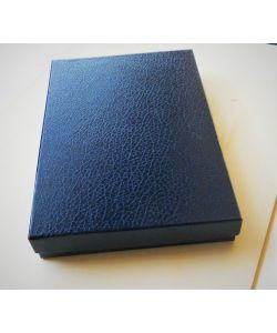Elegant coated boxes color dark blue