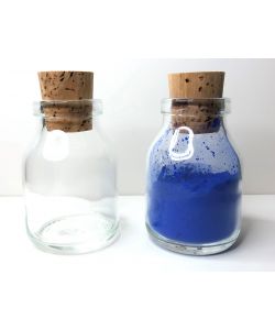 Glasbehälter ml. 50 mit Kork