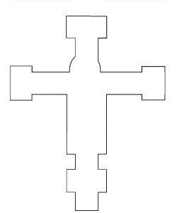 Croce Giunta Pisano di S. Maria degli Angeli, liscia grezza