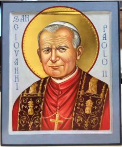 Ikone des Heiligen Johannes Paul II., 25x30 cm