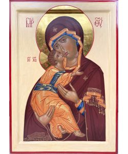 Icona, Madre di Dio della Tenerezza Vladimir 25x35 cm