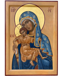 Icône, Vierge Eleousa de Kykkos, 25x35 cm