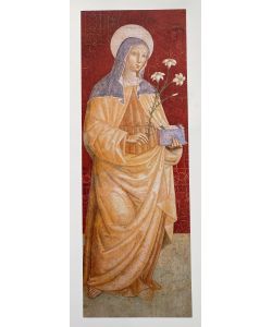 Imprimir, Santa Clara fresco de Tiberio d'Assisi